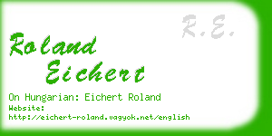 roland eichert business card